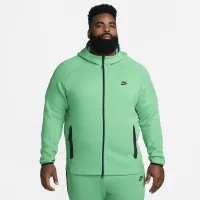 Nike Sportswear Tech Fleece Windrunner мужские Full-Zip Толстовка с капюшоном цвет зеленый