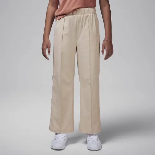 Nike Jordan Big детские Jumpman Woven Taping Pants цвет коричневый