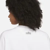Nike Dri-FIT Get Fit женская круглый вырез свитшот цвет белый