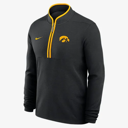 Iowa Victory мужские Nike Dri-FIT College 1/2-Zip Long-Sleeve Top цвет черный