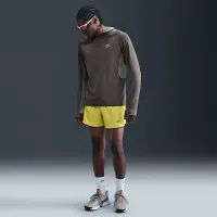 Nike чоловічі Dri-FIT UV Hooded Running Top колір сірий