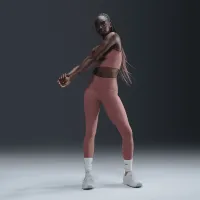 Nike Zenvy жіноча Gentle-Support З високою талією 7/8 лосіни Pink