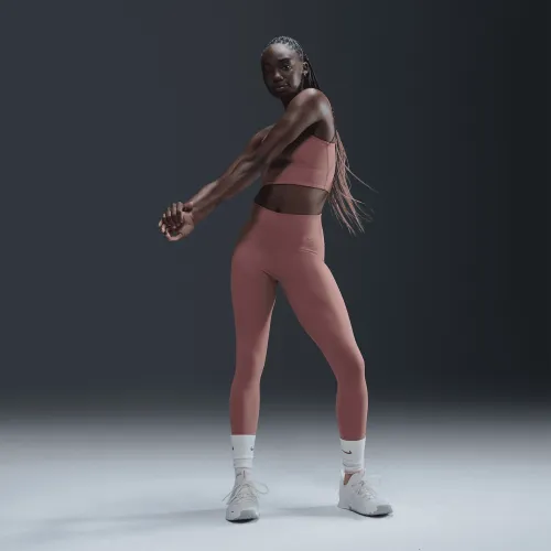 Nike Zenvy жіноча Gentle-Support З високою талією 7/8 лосіни Pink