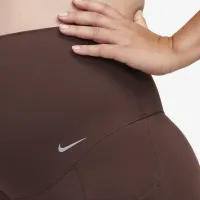 Nike Zenvy (M) жіноча Gentle-Support З високою талією 7/8 лосіни з кишенями(Maternity) колір коричневий
