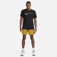 Nike Dri-FIT чоловічі Fitness футболка колір чорний
