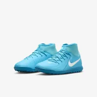 Nike Jr. Phantom Luna 2 Club Little/Big детские TF High-Top Soccer Кроссовки синий