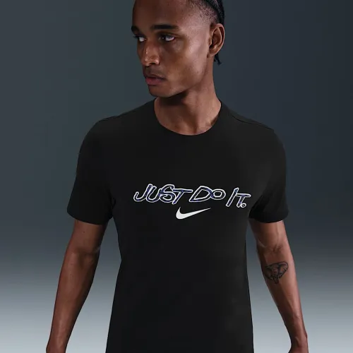 Nike мужские Dri-FIT тренировочные футболка цвет черный