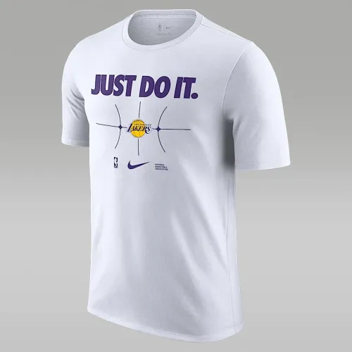 Los Angeles Lakers Essential чоловічі Nike NBA футболка колір білий
