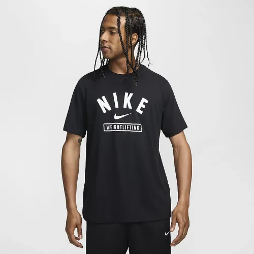 Nike мужские Weightlifting футболка цвет черный