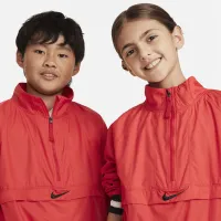 Nike Big детские (для мальчиков) Repel Long-Sleeve 1/2-Zip Куртка цвет красный