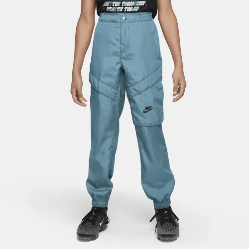 Nike Sportswear Big дитячі (для хлопчиків) Woven Utility Pants колір зелений