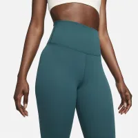 Nike Yoga Luxe жіноча З високою талією 7/8 Infinalon лосіни колір зелений