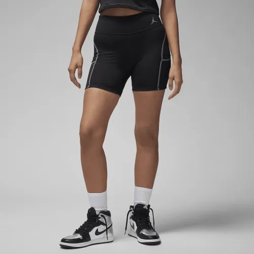 Nike Jordan Sport жіноча шорти колір чорний