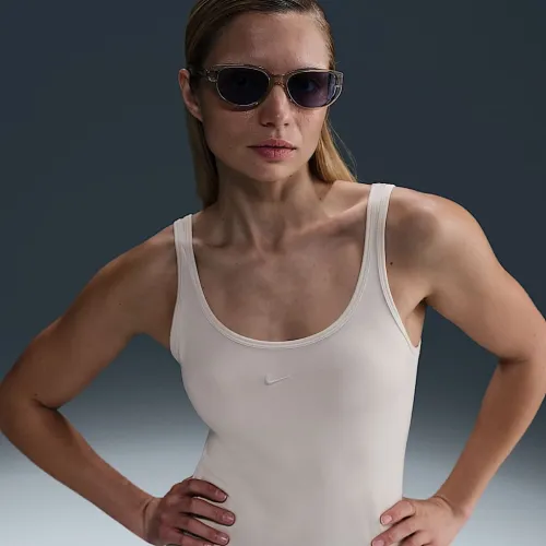 Nike Sportswear Chill Knit женская Tank Top цвет коричневый