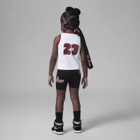 Nike Jordan Mini Me Flight Jersey Tank набор Toddler 2-Piece набор цвет черный