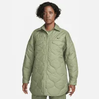 Nike Sportswear Essential жіноча Quilted Trench колір зелений
