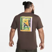 Nike Sportswear мужские футболка цвет коричневый