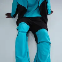 Nike Tech мужские Woven оверсайз Pants цвет зеленый
