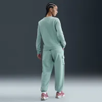 Nike Sportswear Club Fleece женская Mid-Rise оверсайз Cargo Sweatpants цвет зеленый