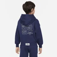 Nike Culture of баскетбольні Big дитячі оверсайз Pullover баскетбольні Толстовка з капюшоном блакитний
