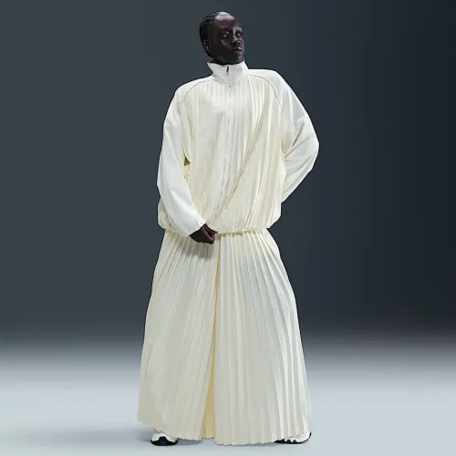 Nike Sportswear Collection женская Mid-Rise Pleated спортивные штаны цвет белый