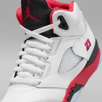 Nike Jordan 5 Retro Little дитячі Кросівки колір білий