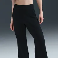 Nike 24.7 ImpossiblySoft женская Dri-FIT С высокой Талией Loose Flaцвет красный Pants цвет черный