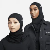 Nike Pro Hijab цвет черный