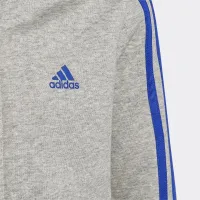 Кофта/футболка adidas Essentials 3-Stripes Толстовка с капюшоном HN1915 - Серая