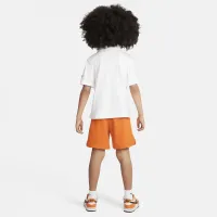 Nike Sportswear Create Your Own Adventure Little детские Polo and шорты набор Orange