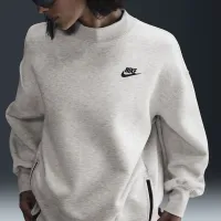 Nike Sportswear Tech Fleece женская оверсайз Crew-Neck свитшот цвет серый