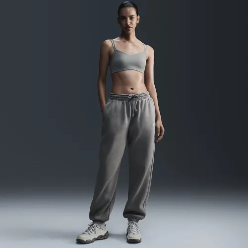 Nike Sportswear Phoenix Fleece жіноча З високою талією оверсайз Sweatpants колір зелений