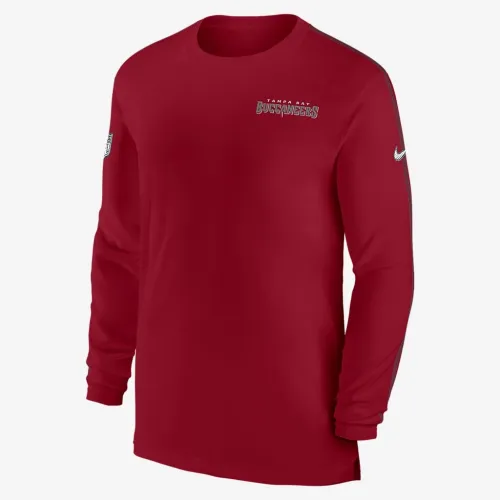 Tampa Bay Buccaneers Sideline Coach чоловічі Nike Dri-FIT NFL Long-Sleeve Top колір червоний