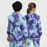 Nike Sportswear Club Fleece Big детские Толстовка с капюшоном цвет зеленый