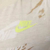Nike Sportswear Toddler On the Move Printed Tee and French Terry шорты набор цвет коричневый