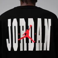 Nike Jordan Brooklyn мужские Crew-Neck свитшот цвет черный