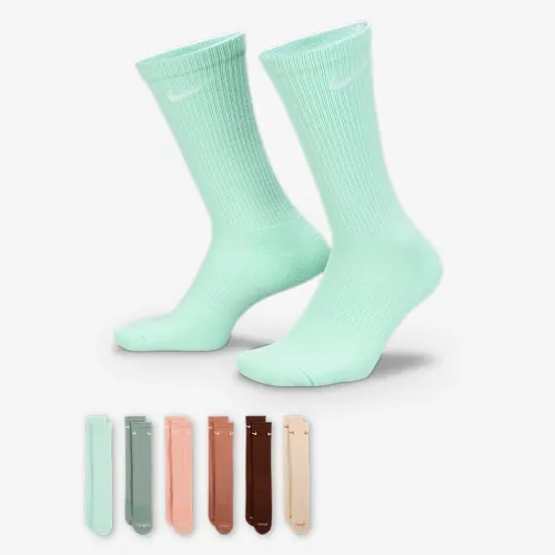 Nike Everyday Plus Cushioned тренировочные Crew носки (6 пары) многоцветный
