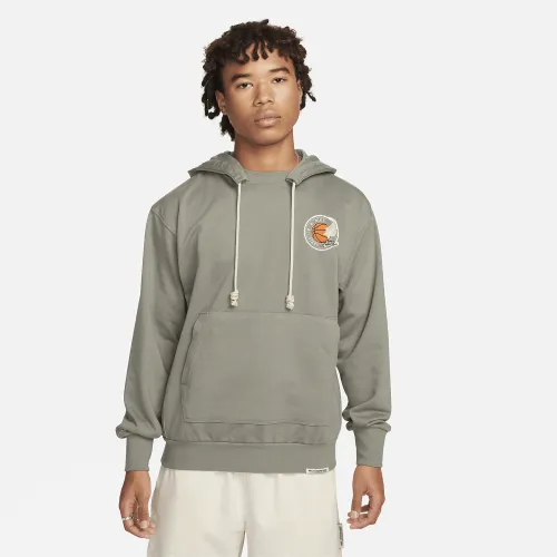 Nike Standard Issue мужские Dri-FIT French Terry Pullover баскетбольные Толстовка с капюшоном цвет серый
