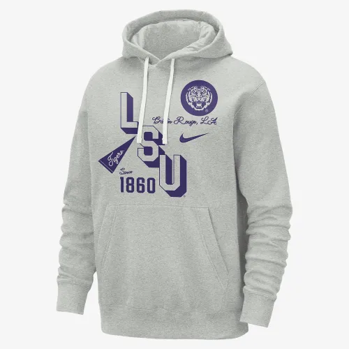 LSU Club чоловічі Nike College Толстовка з капюшоном колір коричневий