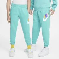 Nike Club Fleece Big дитячі Joggers колір зелений