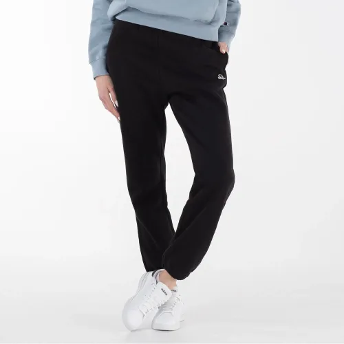 Штаны Champion C Logo Embroidery Fleece 115487-KK001 - Черные