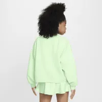 Nike Sportswear Big дитячі (Girls') Dri-FIT Crew-Neck світшот колір зелений