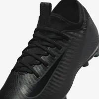 Nike Jr. Mercurial Vapor 16 Academy Little/Big дитячі MG Low-Top футбольні бутси колір чорний