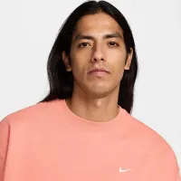 Nike Solo Swoosh мужские Fleece Crew Orange
