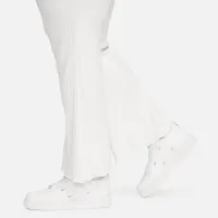 Nike Sportswear женская С высокой Талией Ribbed Jersey Pants (большие размеры) цвет белый