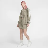 Nike Sportswear Classic Wovens женская Loose UV Hooded Куртка цвет зеленый