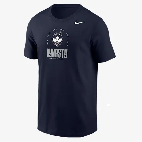 UConn мужские Nike College футболка синий