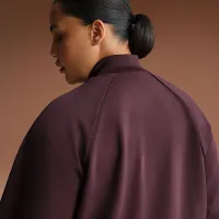 NikeSKIMS Matte Tricot женская оверсайз Full-Zip Track Куртка цвет красный