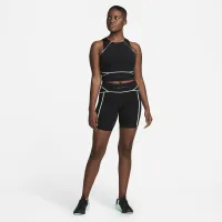 Nike Pro Dri-FIT жіноча Cropped тренувальні Tank колір чорний