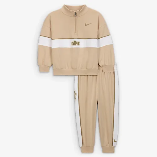 Nike E1D1 Baby Quarter-Zip Top and Pants набор цвет коричневый